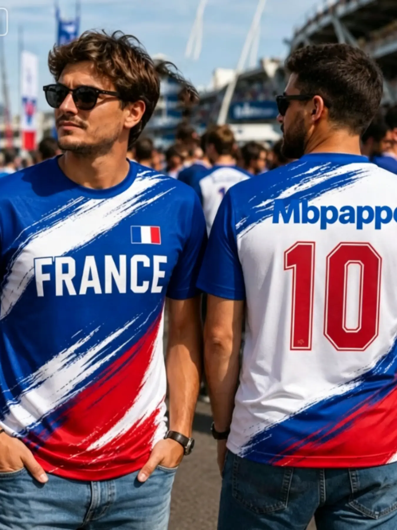 France 2026 National Team Jersey, Round Neck Short Sleeve, Breathable Comfort Fabric, Slim Fit, Suitable for All Seasons, Home Travel Outdoor Sports, Soccer Jerseys, Football Jerseys