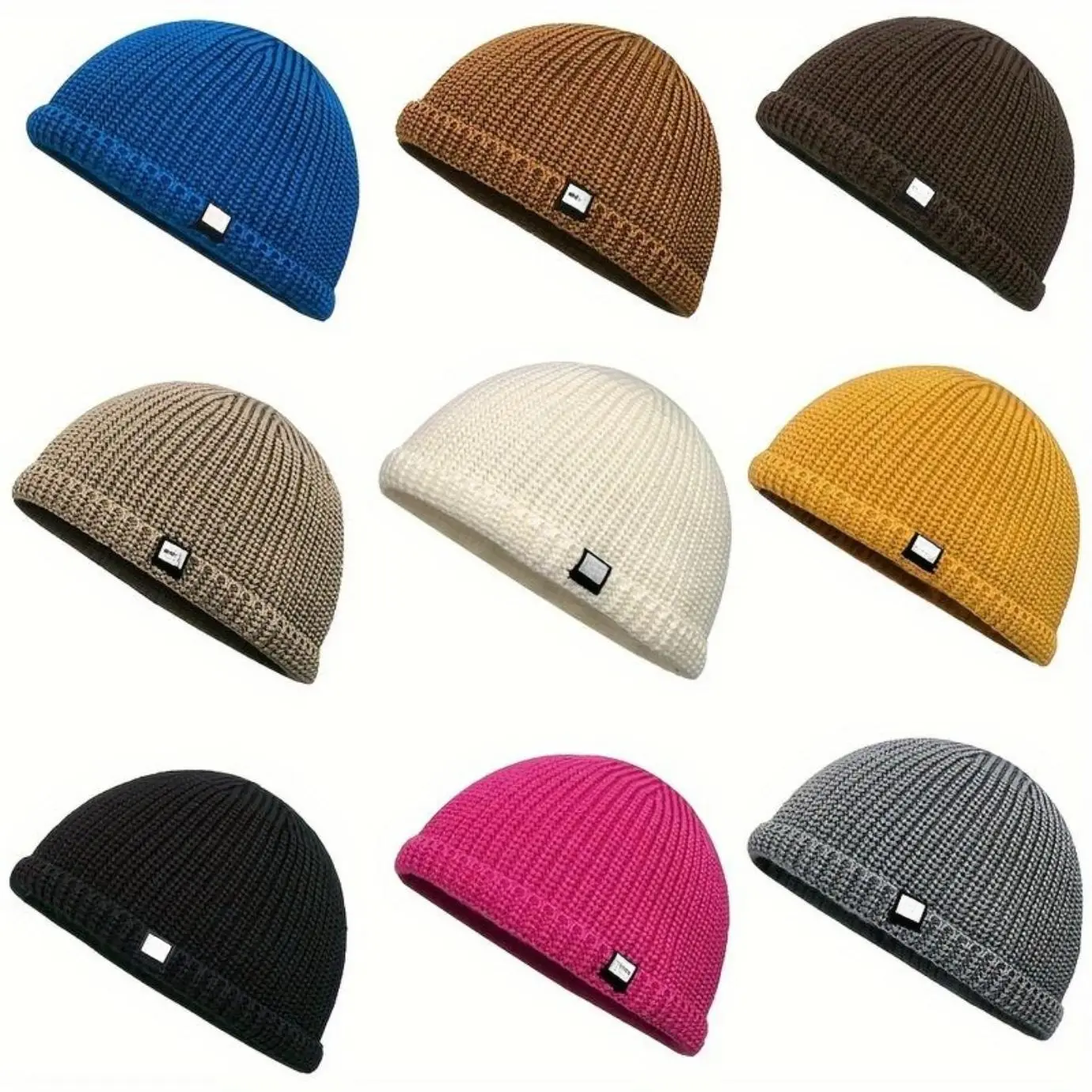 Ribbed Cuffed Beanie for Men & Women, Fisherman Style Skull Cap with Elastic Fit, Warm Lightweight Winter Headwear for Casual Outdoor Wear, Casual Wear, Elastic Fit Hold, Casual Outfits Cap, Outdoor Ready
