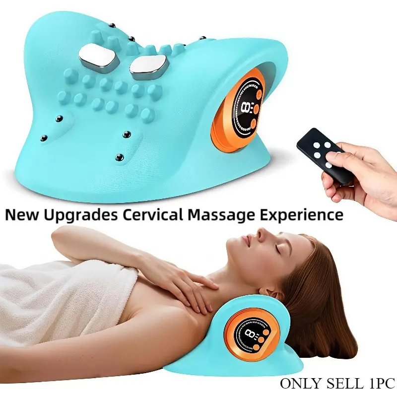 Electric Massage Pillow, Neck Shoulder Back Massager, Deep Tissue Relaxation, Gift for Mom Dad, Best Mother's Day Present