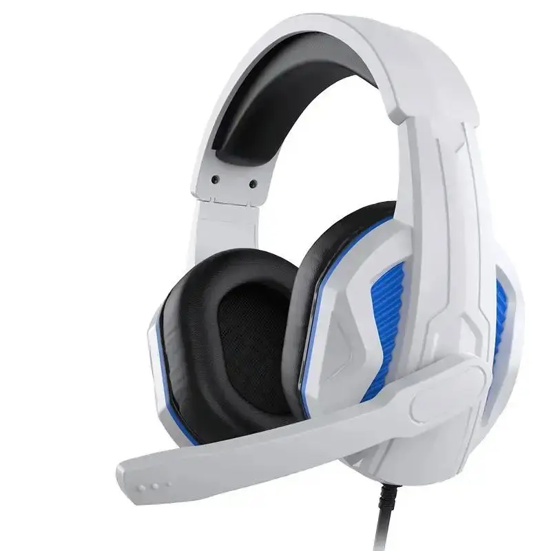 Wired USB Gaming Headset with Microphone, Multiplatform Breathable Gamer Headphones for PS4, PS5, Xbox, PC, Gaming Accessory