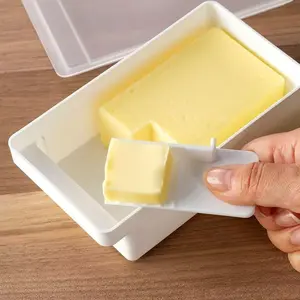 Multi-Functional Butter and Cheese Storage Box with Lid, Portable and Freshness-Preserving Design, Ideal for Kitchen Organization, Food Storage Boxes, Food Storage Containers