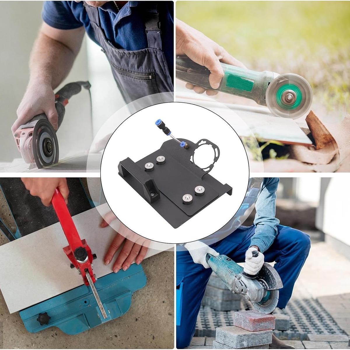 45-Degree Tile Chamfering Tool with Base Plate, Type 100 Angle Grinder Stand for 45° Tile Chamfer Cutting, Angle Grinder Stand for Cutting Ceramic and Stone Power Tools #GLOBAL PICKS