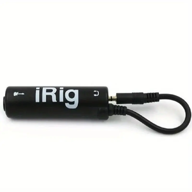 Wired USB Smartphone Guitar Interface - I-Rig Converter for High-Quality Audio Recording, Tuning - Essential Guitar Accessories for Adults, Personal Computers