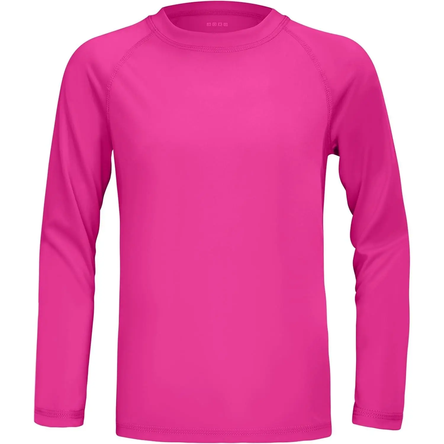 Boys UPF 50+ Long Sleeve Rash Guard Swim Shirt - Kids Youth UV Sun Protection Swimwear for Surfing, Beach & Water Sports