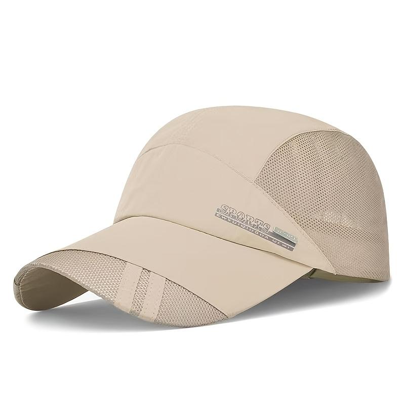 Men's and women's outdoor sports quick-dry baseball cap is suitable for spring and summer running, sports, and mountaineering sun protection