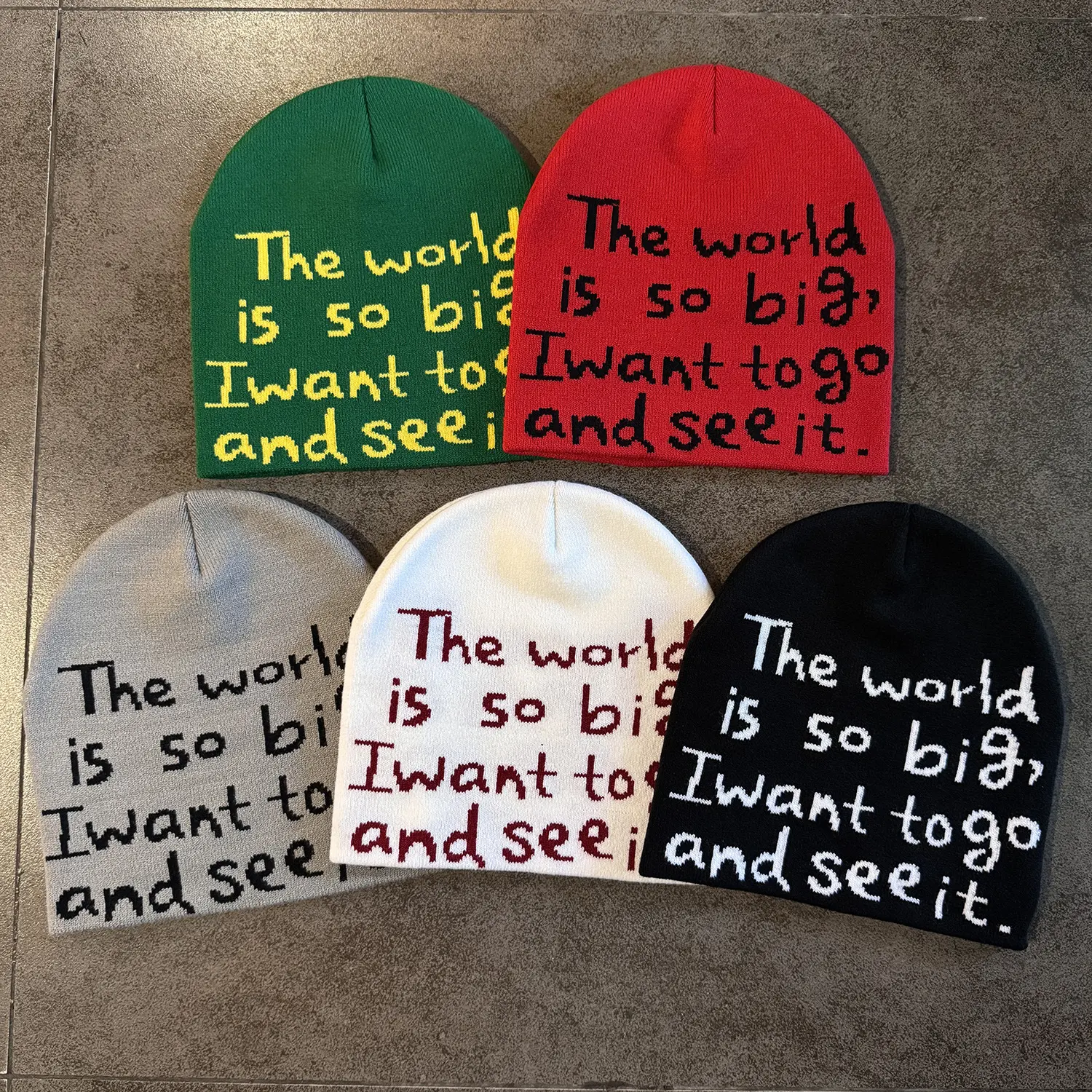 Unisex Letter Print Knit Beanie Hat - Winter Warm, Retro Casual Streetwear Cap, Must-Have Fashion Accessory for Female, Perfect for Clothes Matching, Plain Style Viral Trend Item, Letters, New Clothes Matching