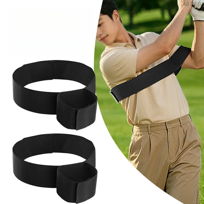 Unisex Adjustable Arm Support Swing Training Band - Golf/Softball Movement Aid, Arm Fixing Auxiliary Strap for Movement Correction