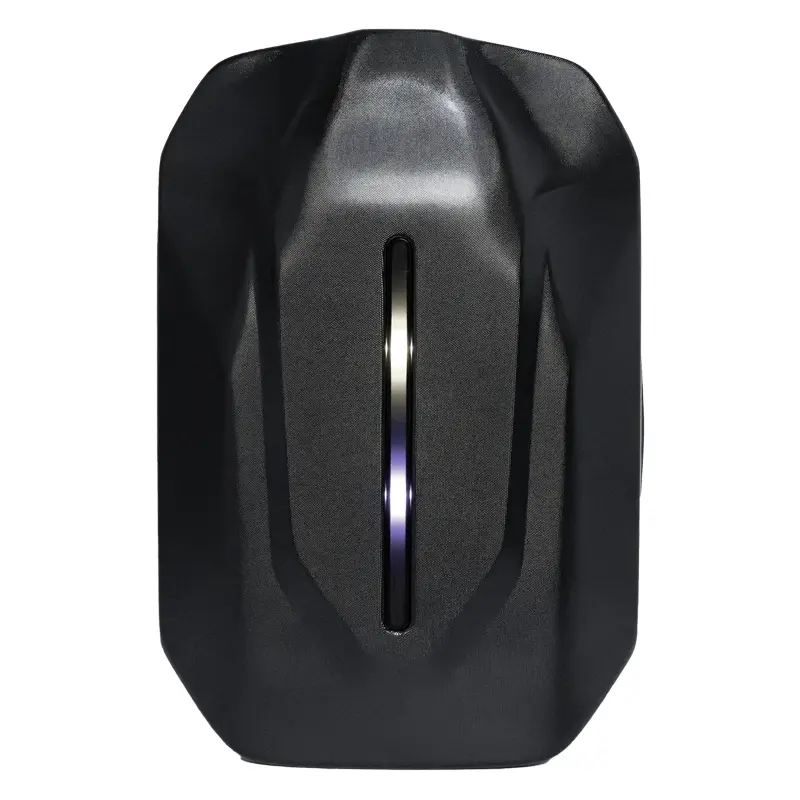 LED Knight Hard Shell Backpack, Black Light Chaser Style, Smart Bluetooth Programmable Screen, Aerodynamic Design, USB Port, Extra Large Fits Helmet & 17.3" Laptop, 19 * 13.4 * 8.1 In, Functional Biker Gear for Adult Bikers (Power Bank Not Included), Adul