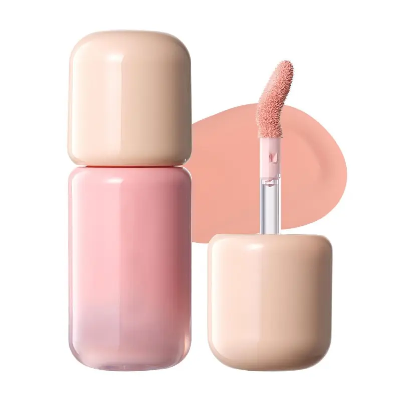 Liquid Blush Serum, Liquid Blush for Cheeks, 82% Serum Infused, High Pigment, Buildable, Lightweight Cream Blush for Dewy & Radiant Flushed Cheeks (#03 Salmon)