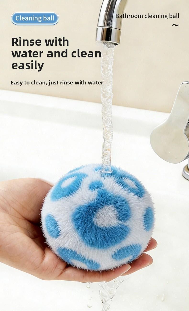 Bathroom Sink Cleaning Ball Scrubber Countertop Tub Brush for Washbasin Cleaning Multi - Purpose Bathroom Cleaning Tool