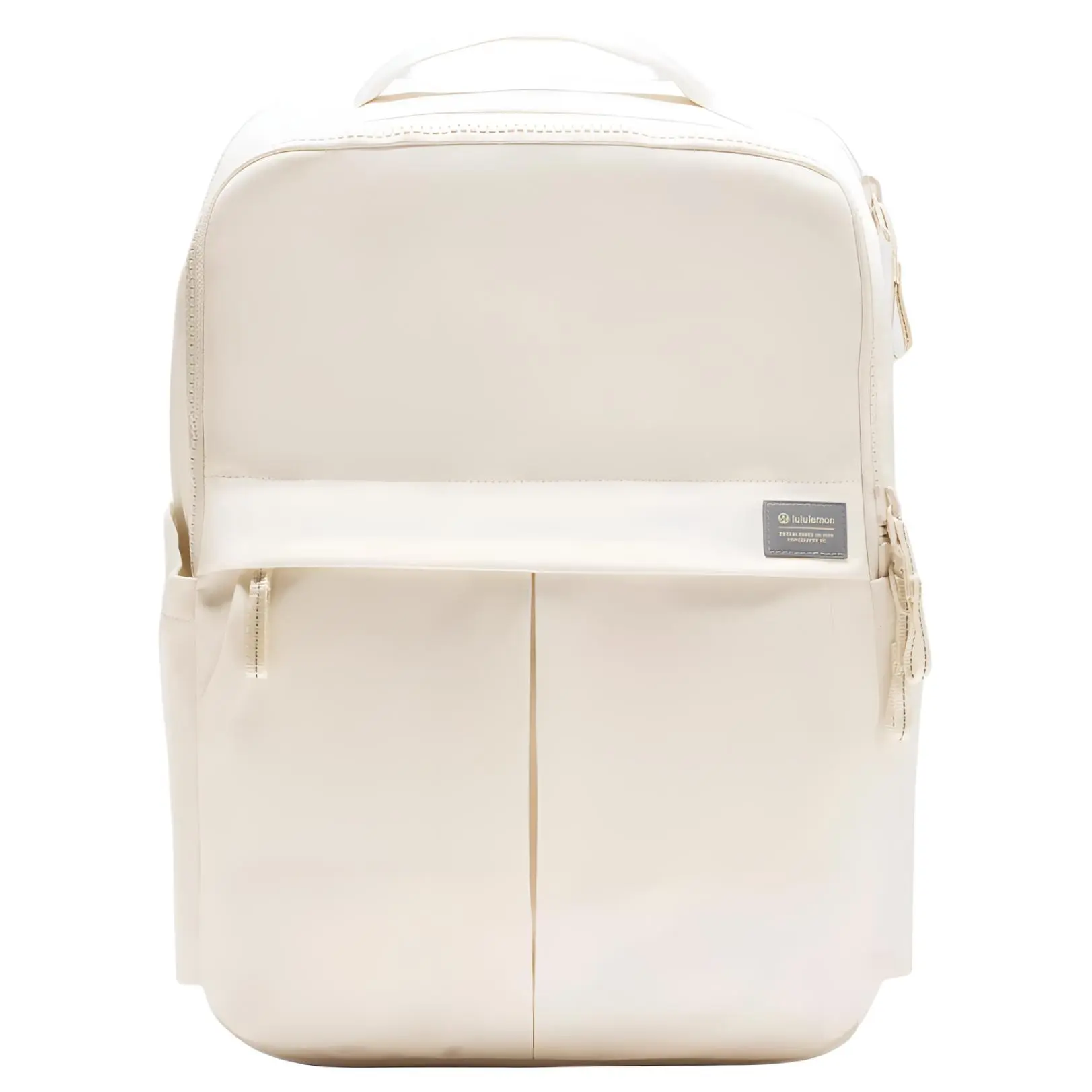 Lululemon Everyday 21L Backpack for Men - Small Carry On Backpack with Adjustable Multi-Compartment Straps, Built-In Compartments, Side Pockets, Polyester Material, Light Ivory, Small Backpacks, Carry On Backpacks