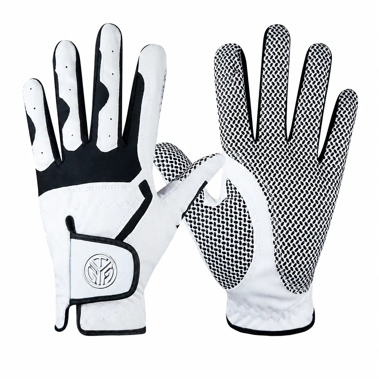 Men's Premium Microfiber Golf Gloves with Enhanced Grip, Breathable Mesh Panels, Durable Wear-Resistant Construction, Machine Washable for Comfort and Performance on the Course