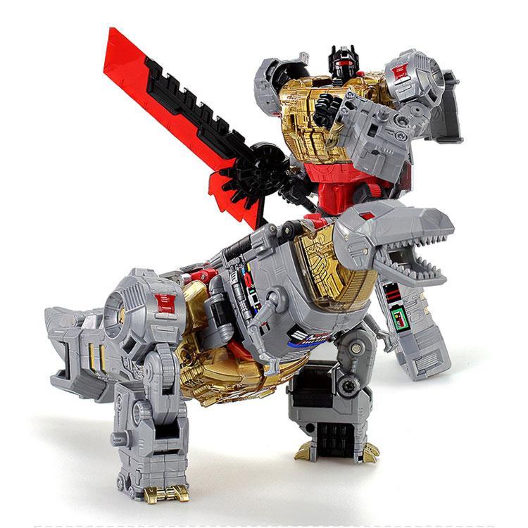 BPF 05 Grimlock Transformation Dinoking Volcanicus Tyrannosaurus Rex Tyrone Cable Dinobots 5IN1 Action Figure Robot  Toys