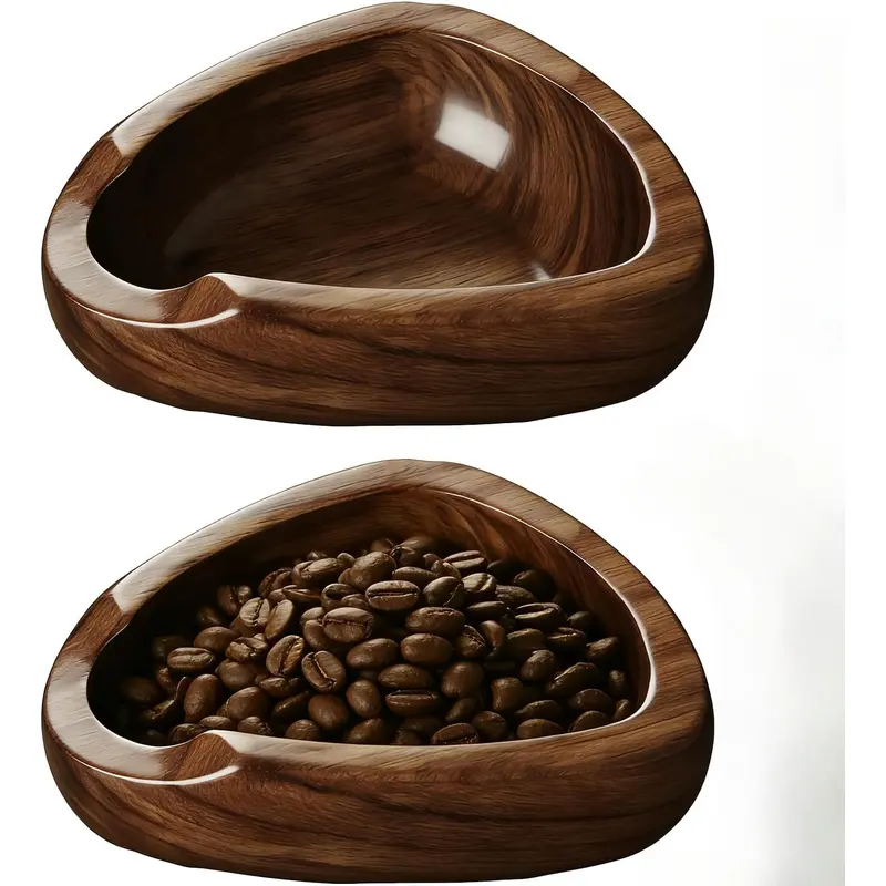 Walnut Wood Measuring Cup 2 Pack, Coffee Measuring Jug, Bar Home Restaurant Cocktail Accessory