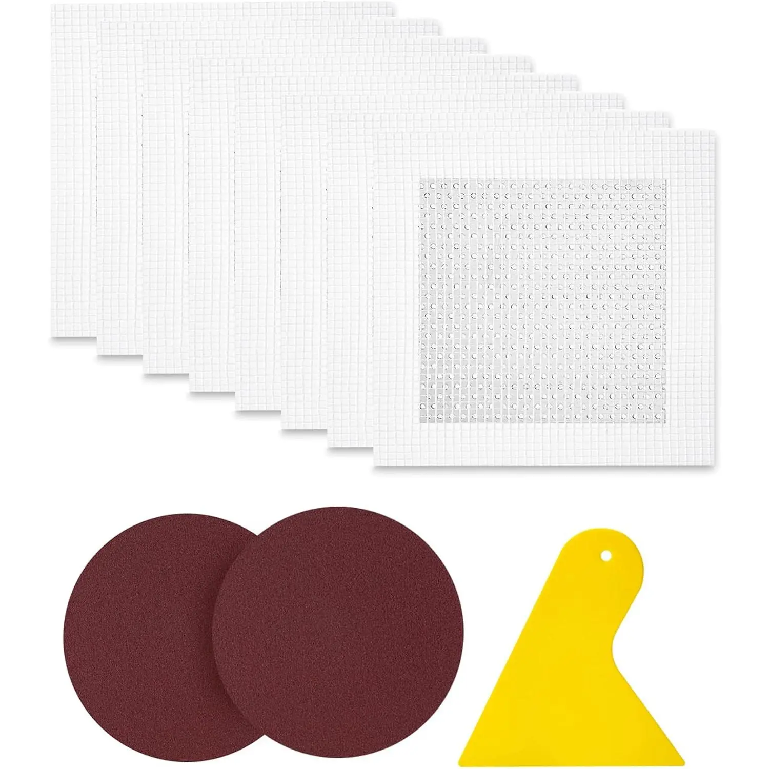 - Drywall Repair Kit, 11 count, 4 Inch, Dry Wall Patch Kits, Wall Repair Patch Kit, Wall Patch Repair Kit, Drywall Hole Patch, Drywall Patch Kit, Wall Hole Repair Kit, Drywall Patch Hole