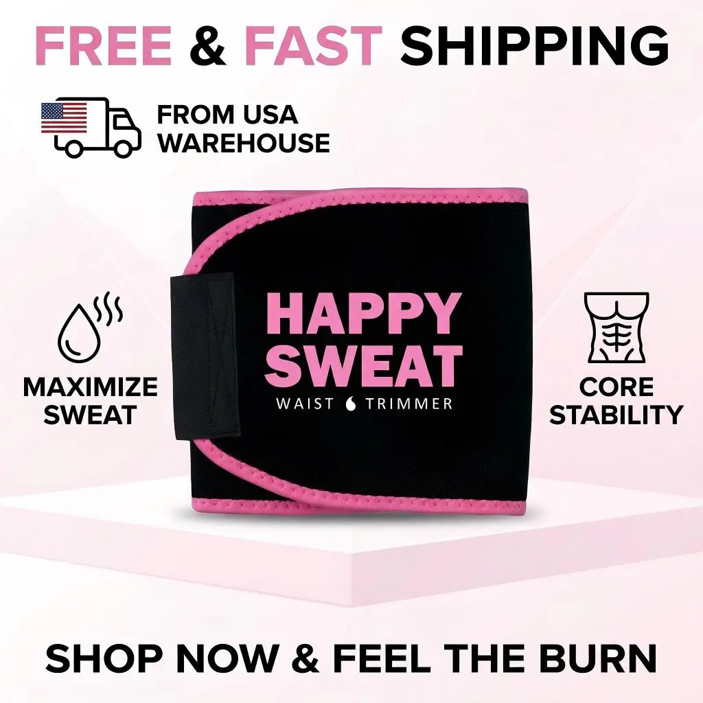 Sweat Belt Waist Trainer for Women, Neoprene Gym Fitness Wrap Designed to Maximize Sweat and Support Workouts, Sports