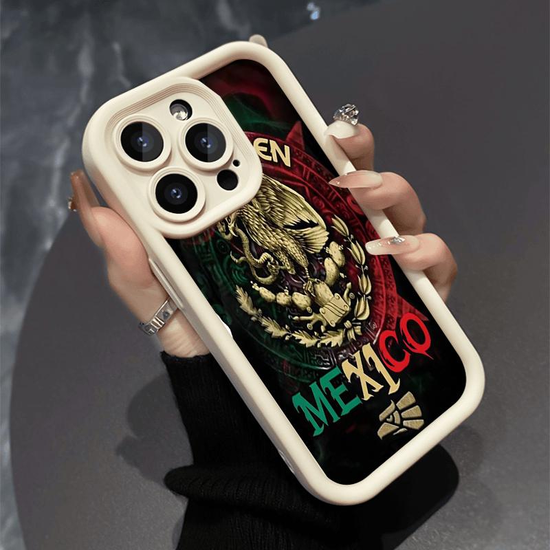 Case for iPhone 16 Pro Max 15 Plus 14 13 12 11 Cool Eagle Logo Anti-Scratch Shockproof Soft Silicone Protective Cover