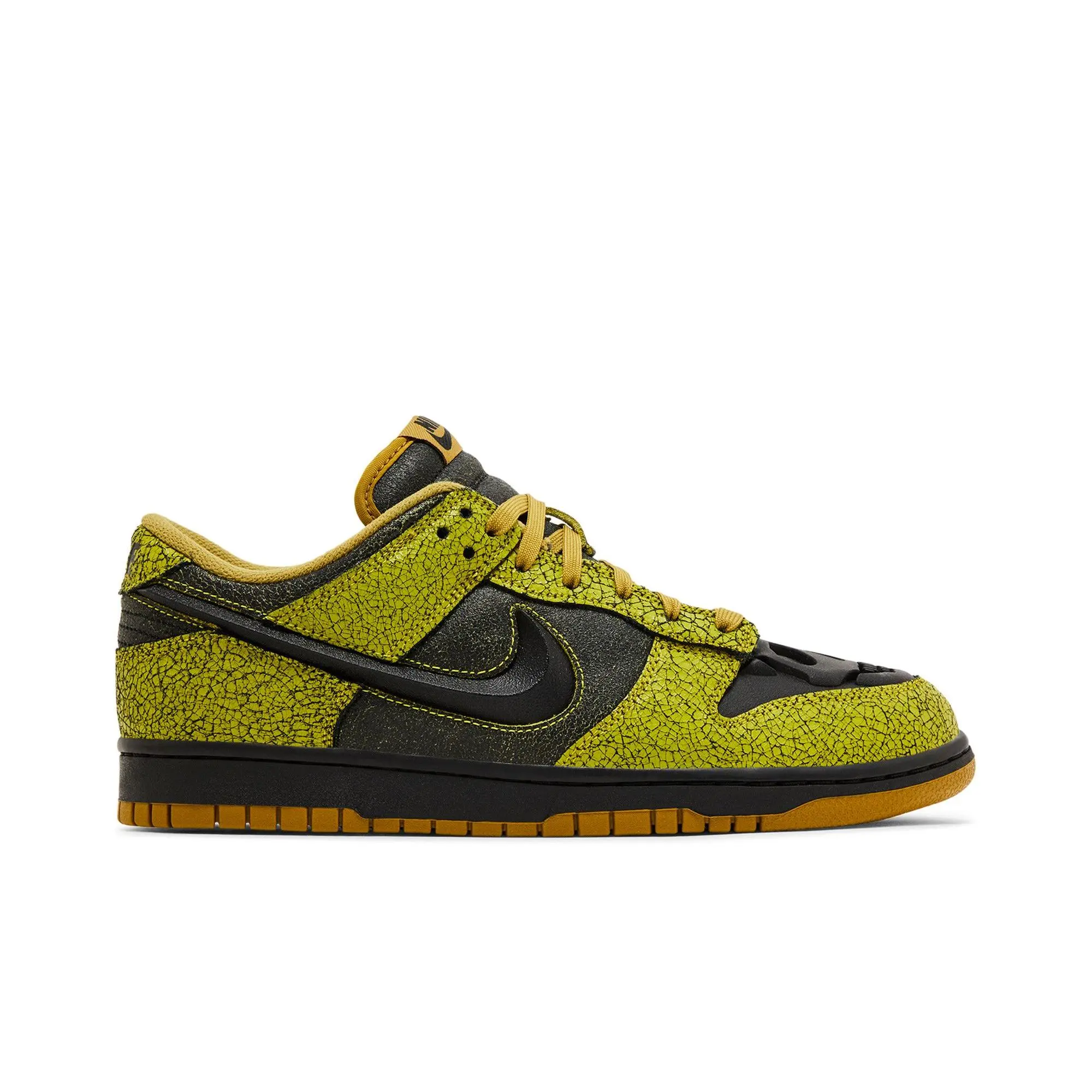 Nike Dunk Low 'Halloween Skull' (Unisex) Bright Cactus/Black/Green Curry sneakers HV6103 300
