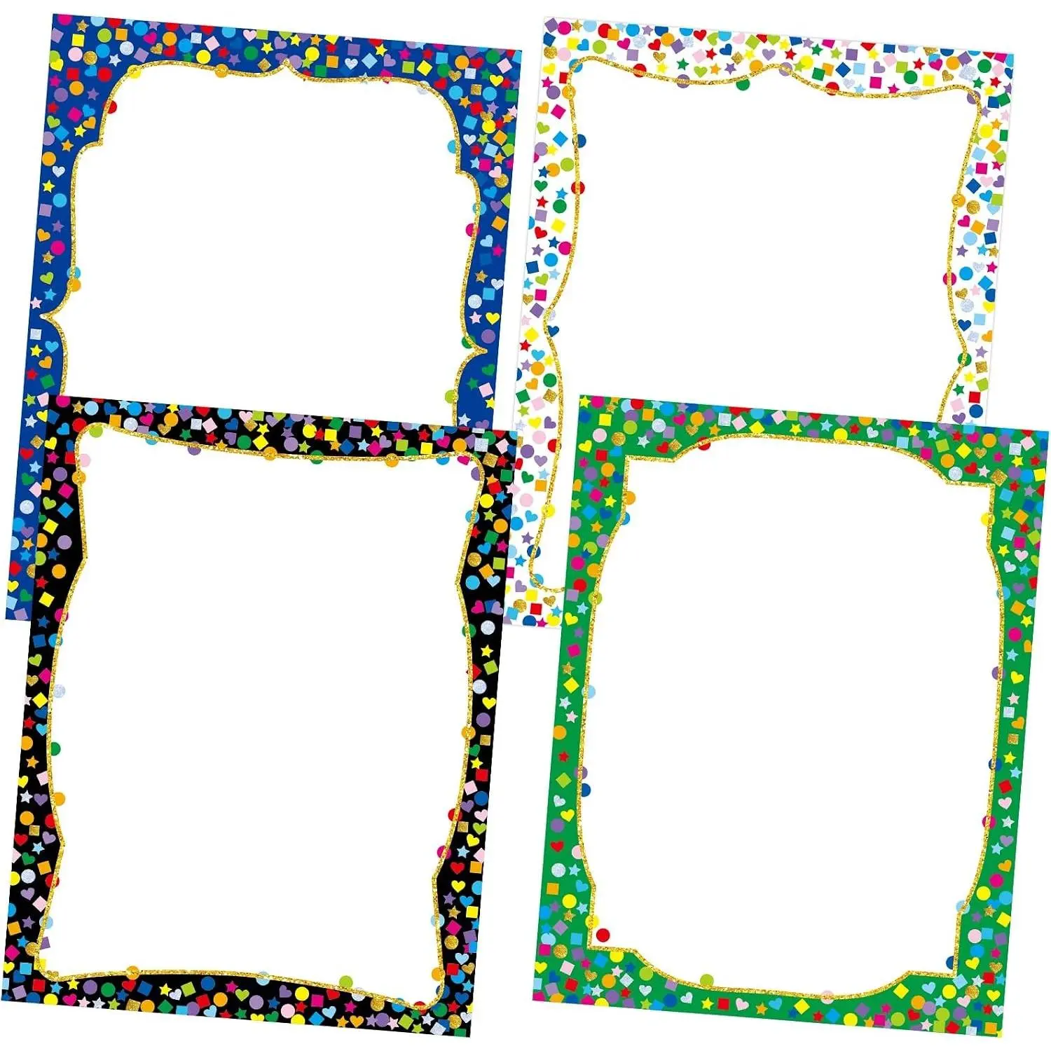 80 Sheets Colorful Dots Letterhead Stationery Paper | Decorative Printable Letter Writing Paper for Back to School, Student Awards, Classroom Supplies & Party Invitations