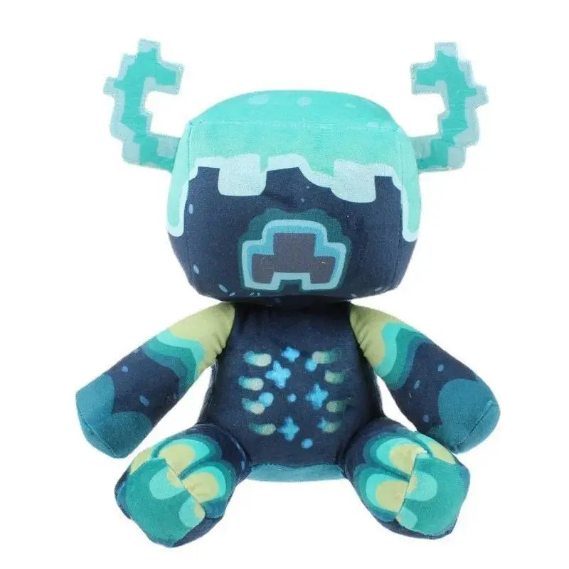 25cm Kawaii Plush Toy Warden Doll Crystal Super Soft Anime Plushie Game Blue Monster Toys For Children Kids Christmas Gifts