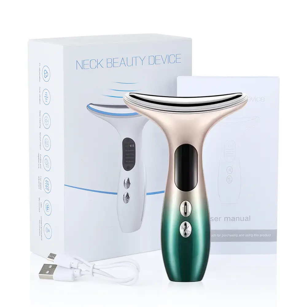 Electric Face Neck Anti-Aging Wrinkle Skin Tighten Face Beauty Device Aging Wrinkle Skin Face Neck Lift Massager