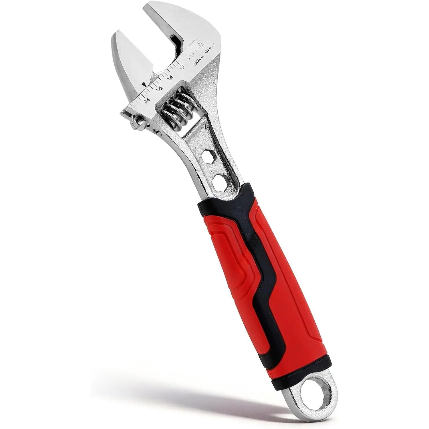 6 Inch CR-V Crescent Wrench, Small Adjustable Wrench | Wide Jaw up to 1" with Non-Slip Grip, Mini Adjustable Wrench For Plumbing, Automotive, DIY,  Repair, Garage, Maintenance