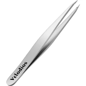 Professional Stainless Steel Pointed Tweezers for Women, Ideal for Eyebrow, Facial Chin Hair & Ingrown Hair Removal