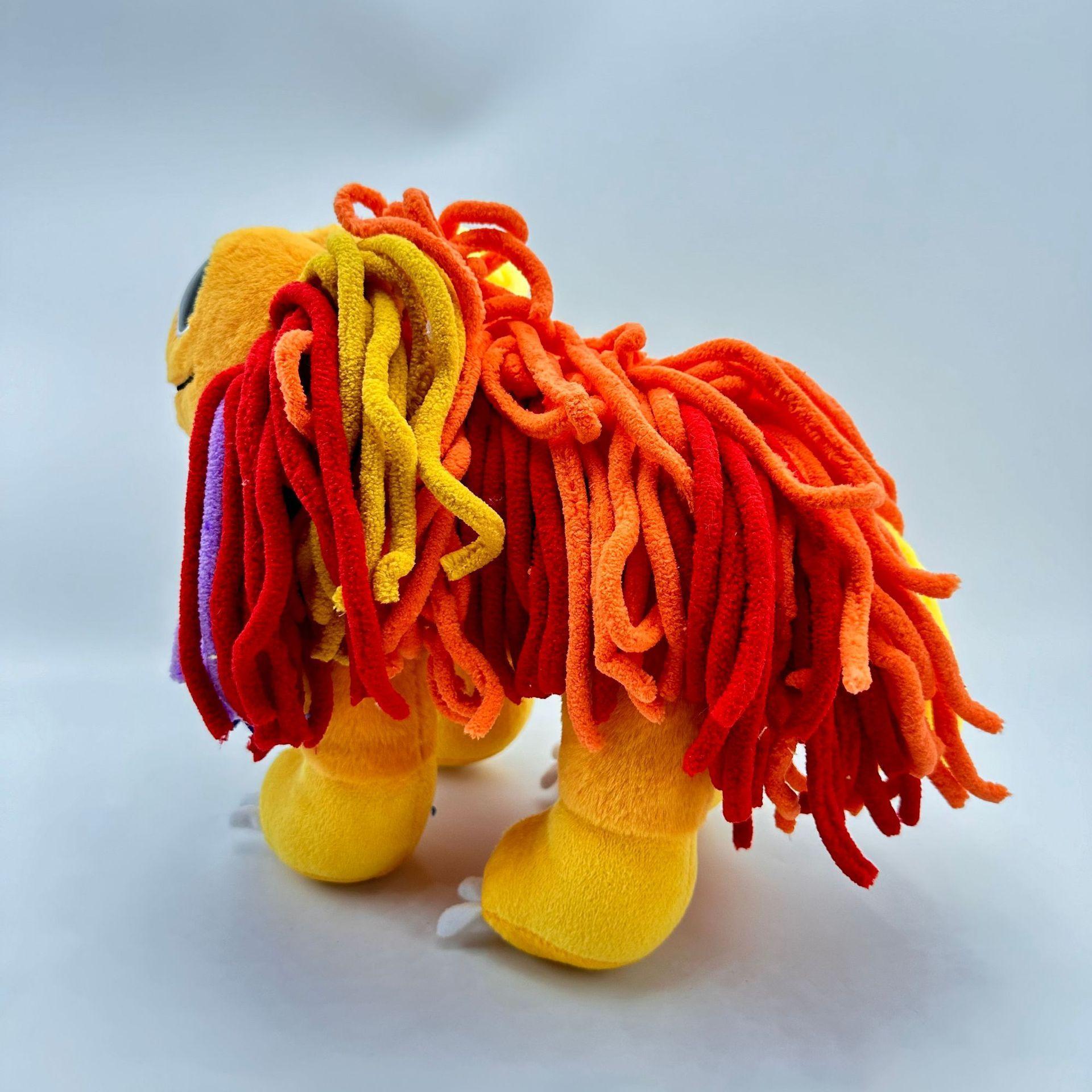 25cm Yarnaby Smiling Devil Lion Small Animal Halle Sawyer Smiling Friend Weak Magnet Plush Doll Anime Action Gift Toys KIDS