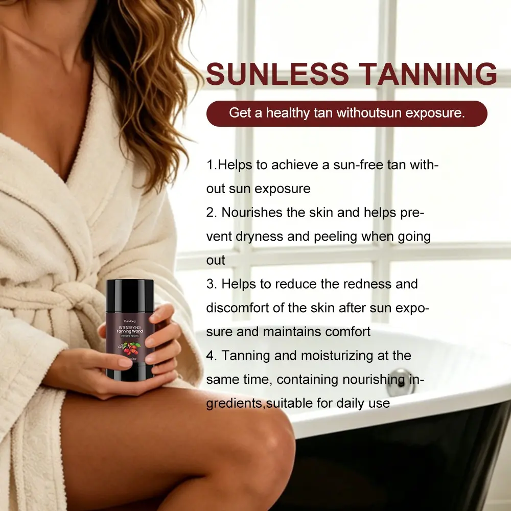 Cherry Scented Self-Tanning Mousse, No Sun Required, Smooth Application, Gentle on Skin, 30g, Long-Lasting Effect