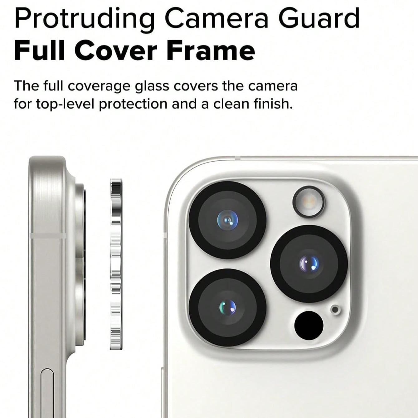 2 Pcs Camera Lens Glass Protection, Cover, Protector, For iPhone 16 Pro Max/Pro/Plus/16/15 Pro Max/Pro/Plus/15/14 Pro Max/Pro/Plus/14/13 Pro Max/Pro/13/12 Pro Max/Pro/12/11 Series, Anti-scratch