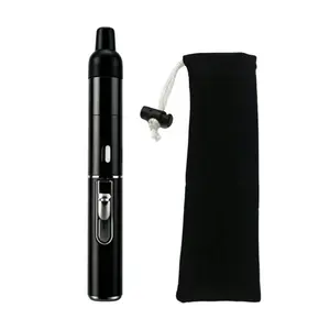 Pack Matte Black Refillable Gas Windproof Lighters | Pen-Style Portable Outdoor Ignition Tools with Drawstring Storage Pouch