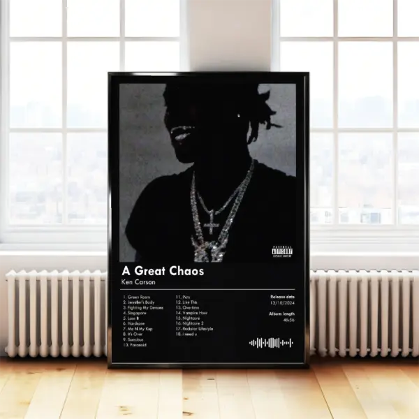 Trap Music Canvas Poster |   Custom Rap Wall Art for Bedroom, Dorm & Living Room