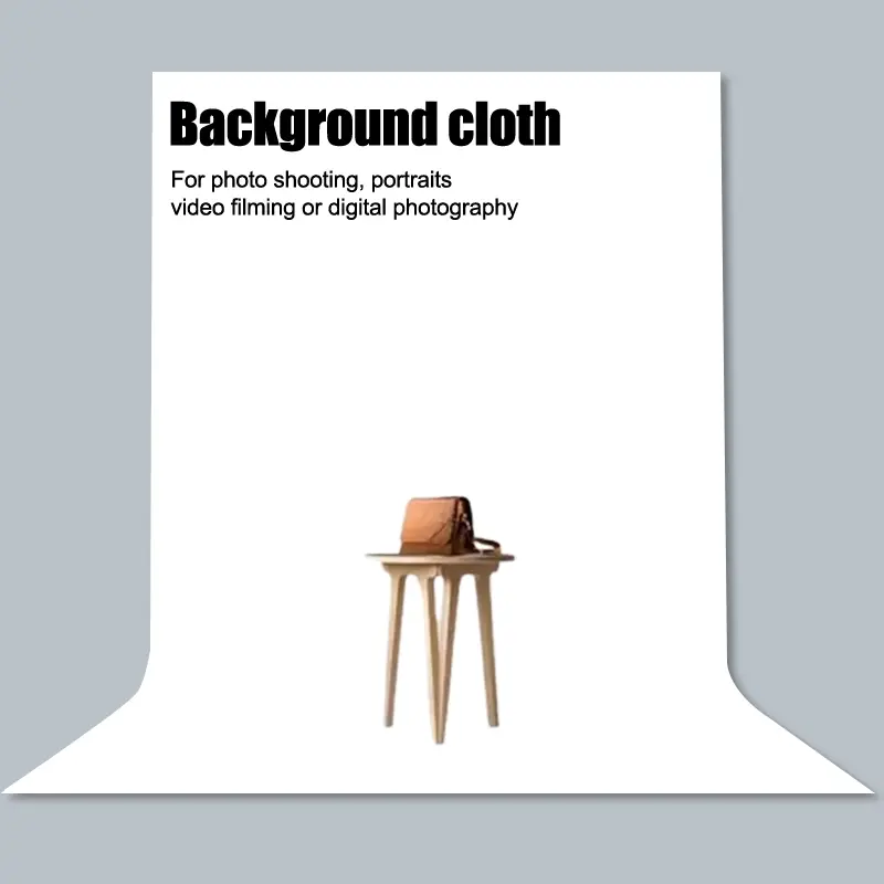 Background white cloth photography, camera photography, pure white non reflective fabric live broadcast, portrait photography, studio photography, pure color cloth, white background cloth can be used for photography, live streaming, and photography
