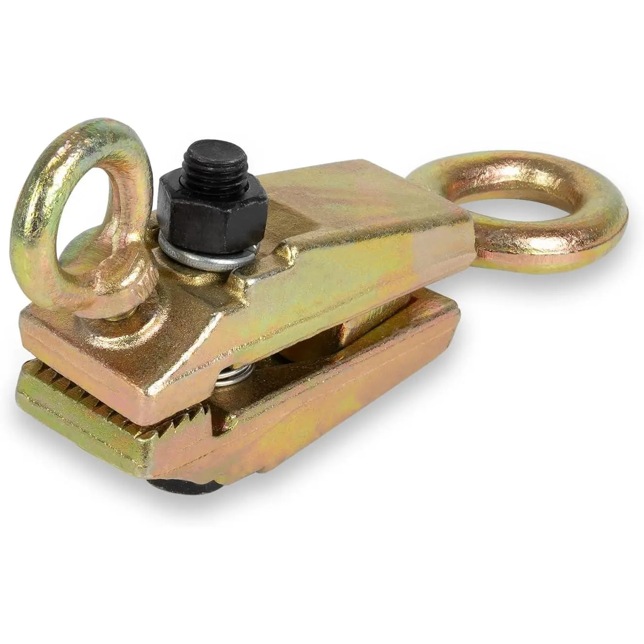 5 Ton Auto  Pulling Clamp, 2-Way Self-Tightening Frame Grips, Heavy Duty Small Mouth  Repair Tool for  Bodywork, Pulling Capacity 5T (Straight) & 2T (), Professional Grade