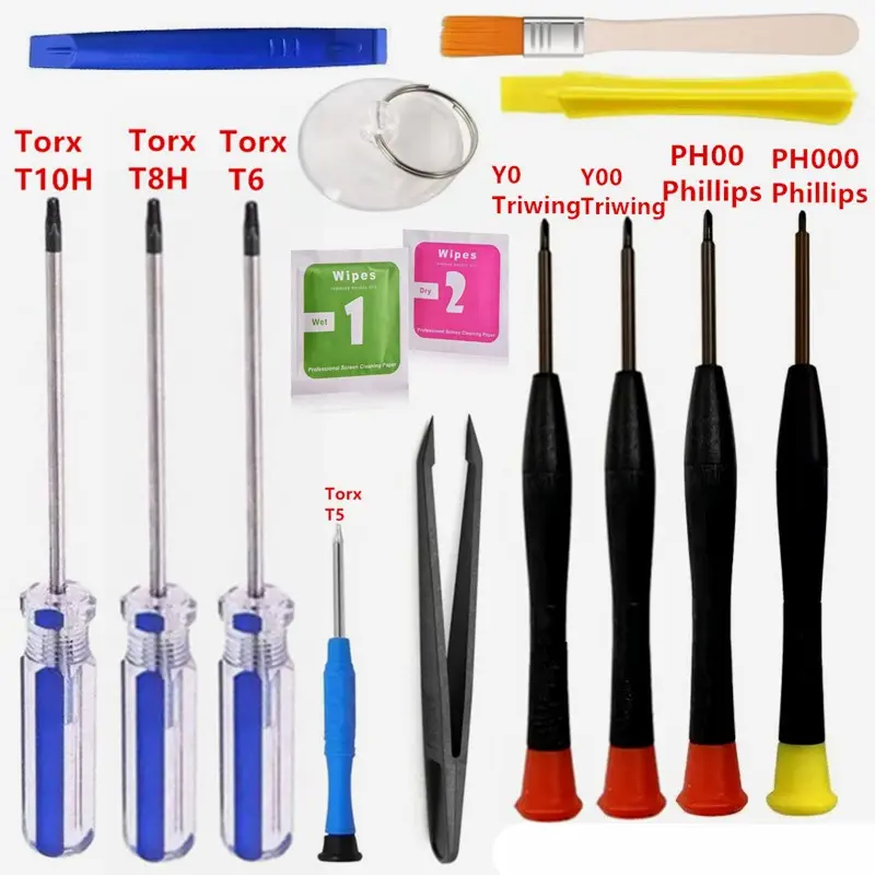 Game Console Repair Screwdriver Set, Magnetic Precision Tools for Nintendo Switch, Wii, 3ds, Joy-Con, Controller Maintenance