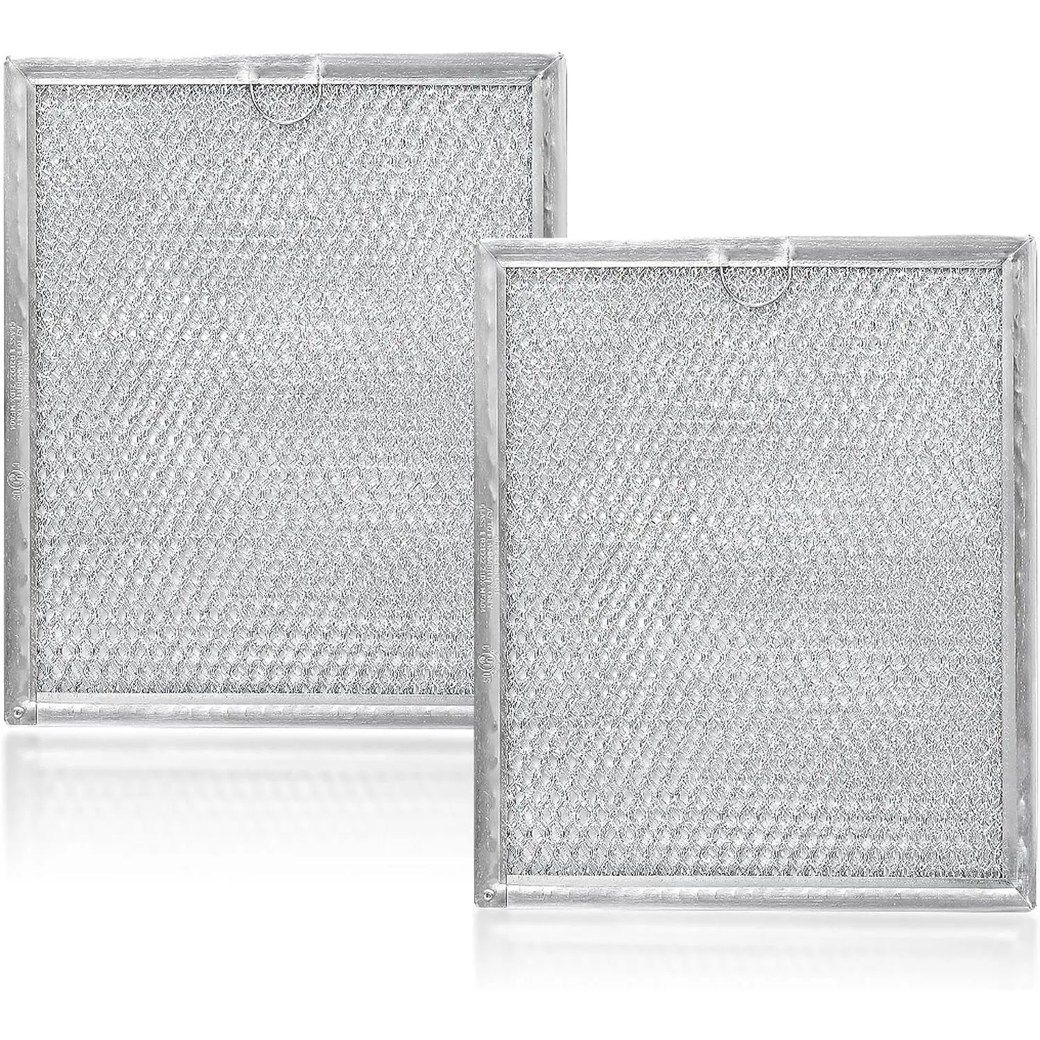 Microwave Filter 9" X 7 3/4" WB6X486 WB06X0486 fit for GE Microwave Aluminum Grease Mesh Filter Replace WB06X10125 5304408977 JVM1331BW02 JVM1331WW03