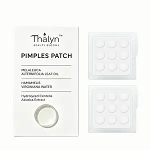 Matte Finish Dual-Layer Hydrocolloid Acne Patches, Plant Extracts, Cleansing & Care, Travel Size, Sealed Packaging, Suitable for Sensitive Skin, 18pcs