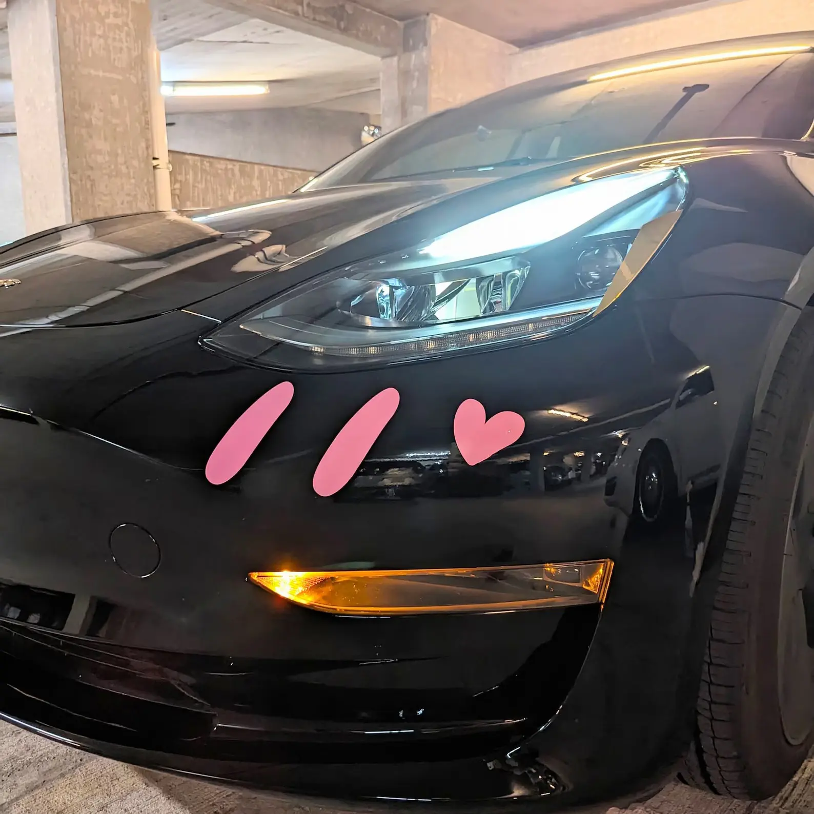Anime Blush Face Car Decals, Car Styling Decals, 6pcs Weatherproof Waterproof Vinyl Stickers, Auto Truck Laptop Home Decoration, Durable and Easy to Apply