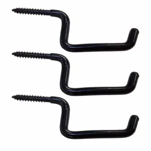 Big Game Treestands Screw-In Accessory Hook (3-Pack), One Size, Black