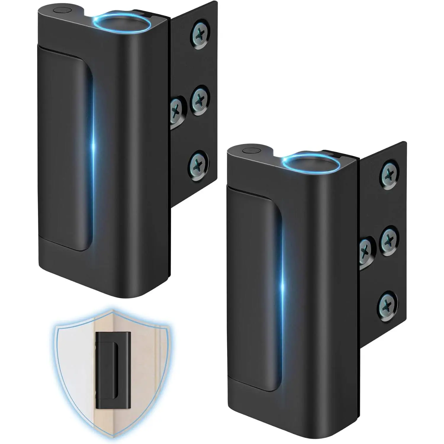 Door Reinforcement Lock for Front Door Child Top of Door Safety Latch| Front Door Locks for Kids Safety Withstand 800 Lbs, High Home Security Night Top Flip Door Safety Locks from Inside