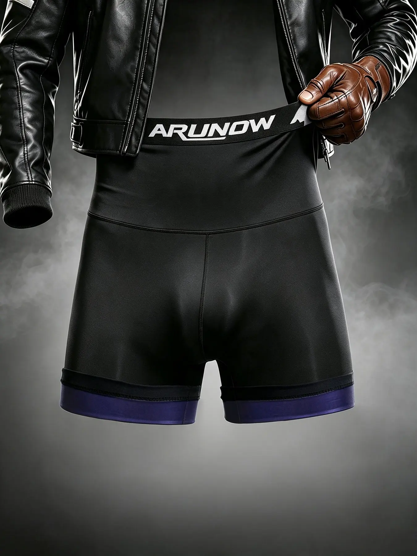 Sweat Compression Sports Shorts for Men, High Waist Stretch Workout Bottoms, Soft Casual Wear for Jogging Cycling Gym Training and Daily Layering, Shorts Sportswear, Tight Shorts