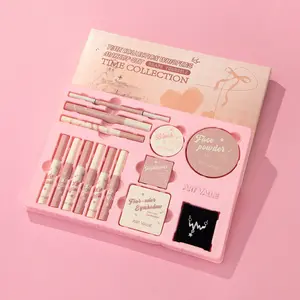 Art Value Picking Up Whispers Makeup Set, Blush Lip Glaze Powder Necklace Simple Makeup Set