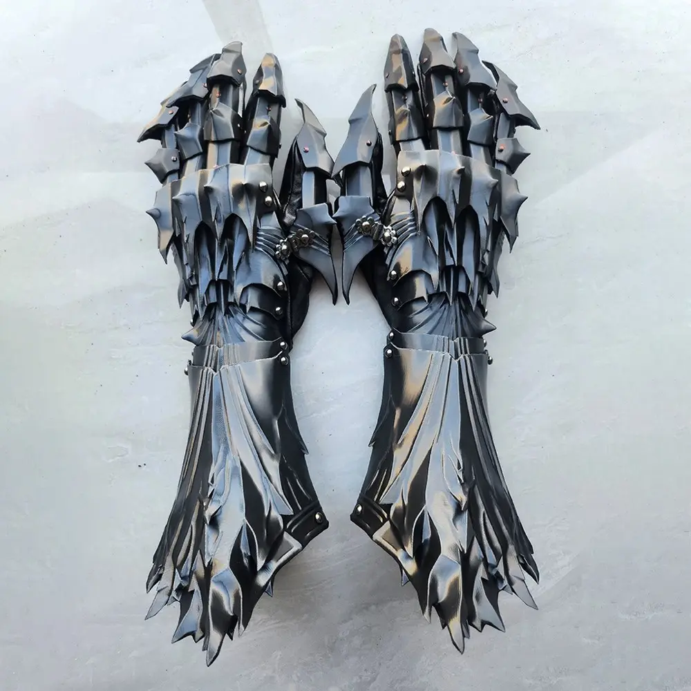 Dragon Shape Gloves for Party, 3D Printed Pla Silk Material, Cool Cosplay Gloves, Perfect Gift for Anime Events