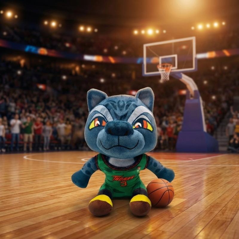 22-25cm Soft Plush Mascot Toys Stuffed Animal Goat/Wolf/Monster Figure Sports Team Fan Collectible Dolls Kids Gift Home Decor