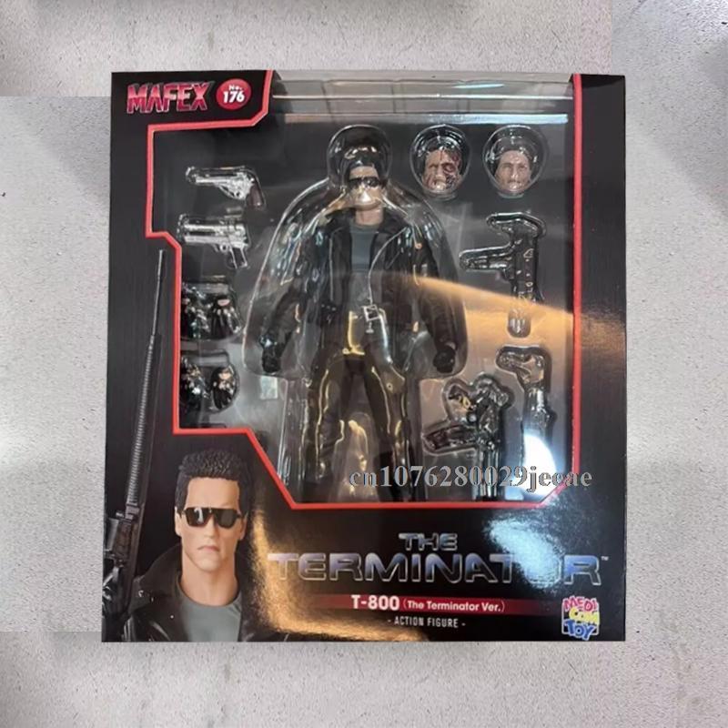 IN Stock MAFEX 176 199 Mafex The Terminator 2 Judgment Day T-800 6-Inch Action Figure Collection Model Toy Birthday Gifts 18cm