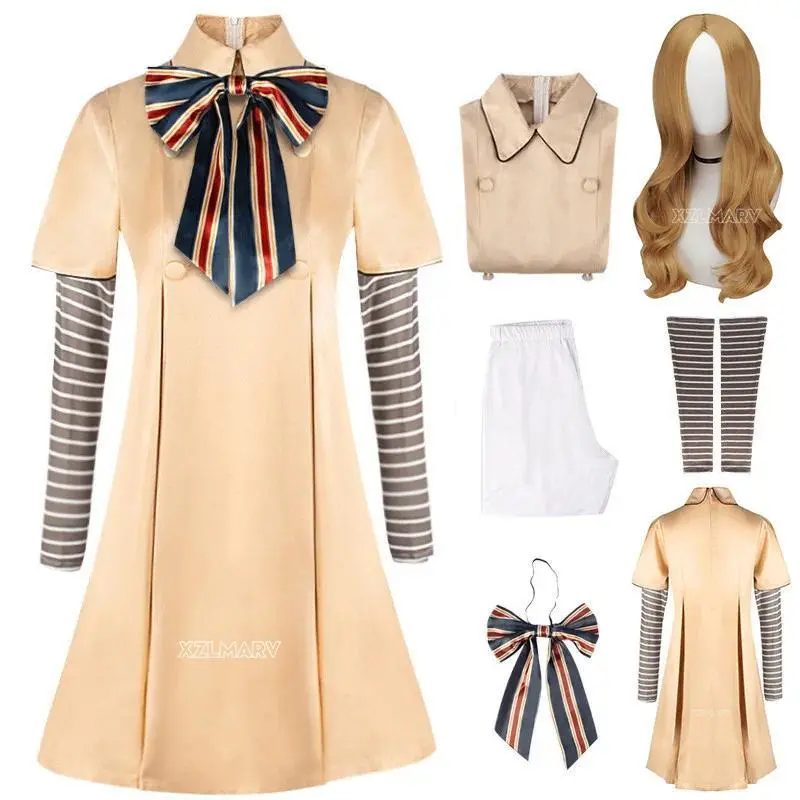 MEGAN Cosplay Dress for Girls Women AI Doll Robots Megan Dresses Uniform MEGAN Girls and Adult Cosplay Halloween Costume