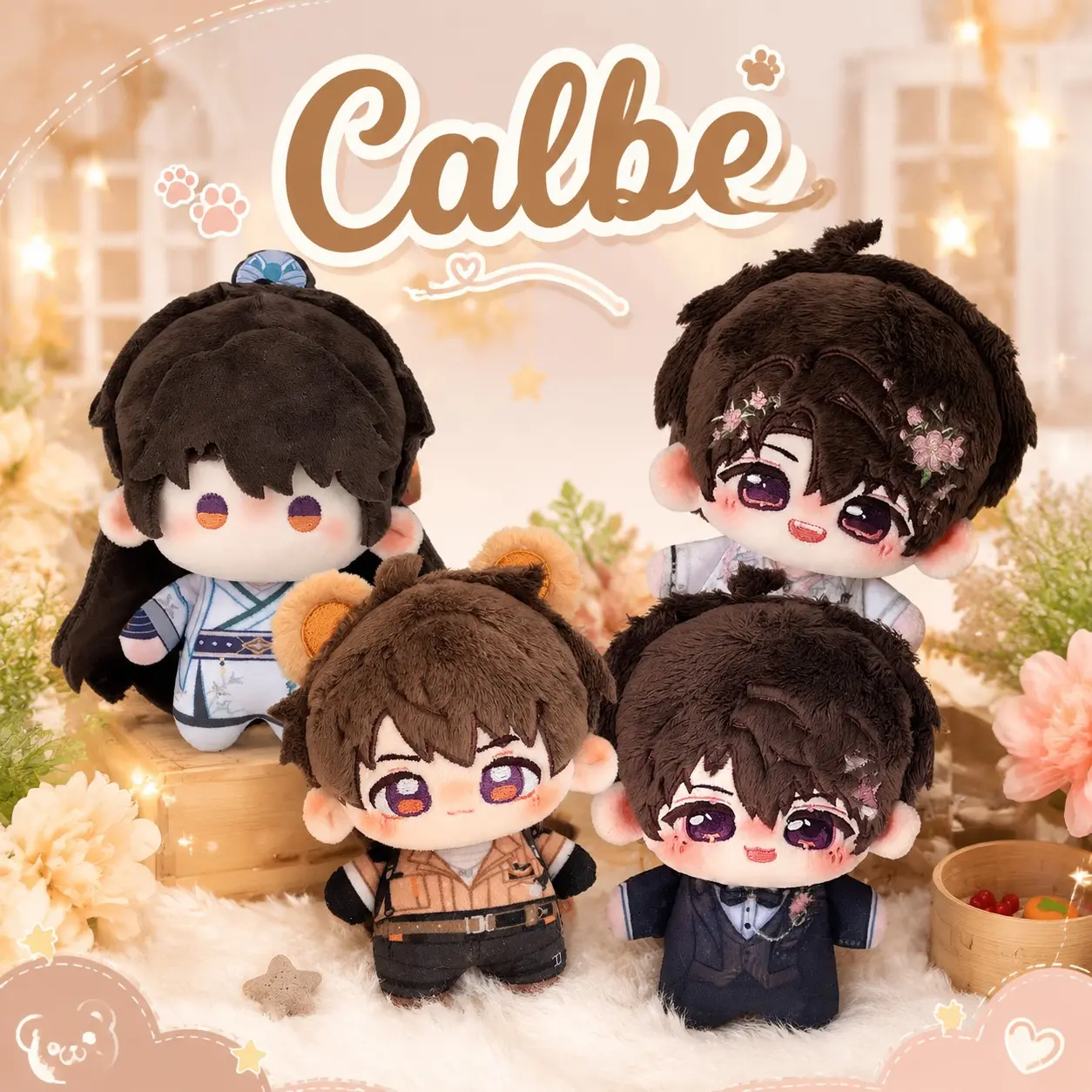 Love and Deep space Caleb  Plush Doll Collection | Cute Handsome Character Merch for Fans, Kawaii Plushies, Collectible Figurines, Soft Huggable Stuffed Toys, Game Character Keychains, Gift Plush, Soft Cuddly Gift