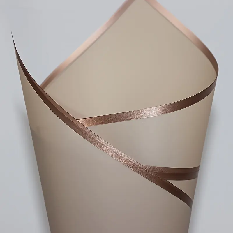 New Rose Pnom Penh Bouquet Frame Jelly Film Flower Wrapping Paper Material, Waterproof High-End Wrapping Paper for Flower Bouquets, Flower Shop Paper, Translucent Waterproof Material Christmas Wrapping Paper, Suitable for Flower Shops and Festival Gift Wr