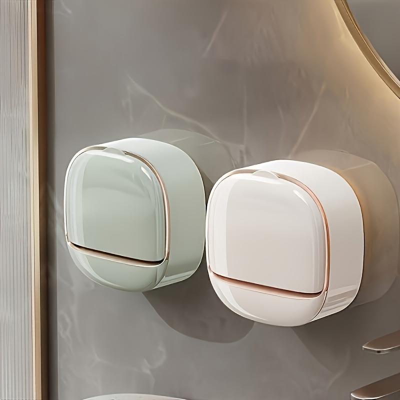 3-Color Light Luxury High-End Wall-Mounted Leak-Proof Soap Dish with Cover and Drip Tray, Suitable for Shower Rooms or Kitchens, Keeps Soap Dry and Prevents Water Accumulation, Elegant Countertop Wall Decor, 11 Holiday Decorations, Not Just Beautiful 3-Color Light Luxury High-End Wall-Mounted Leak-Proof Soap Dish with Cover and Drip Tray, Suitable for Shower Rooms or Kitchens, Keeps Soap Dry and Prevents Water Accumulation, Elegant Countertop Wall Decor, 11 Holiday Decorations, Not Just Beautiful