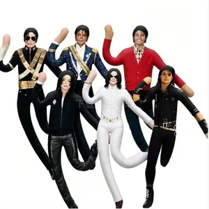 New Michael Jackson Cosplay Prop Doll Plush StuffedFigure Dolls Room Decoration Abstract Joint Mobility  MJ cosplay Halloween party